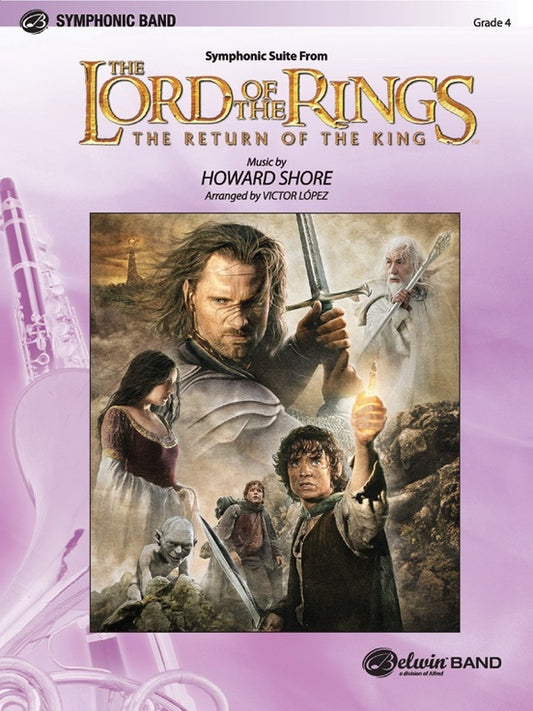 Lord Of The Rings Return King Suite Concert Band Gr 4 Score