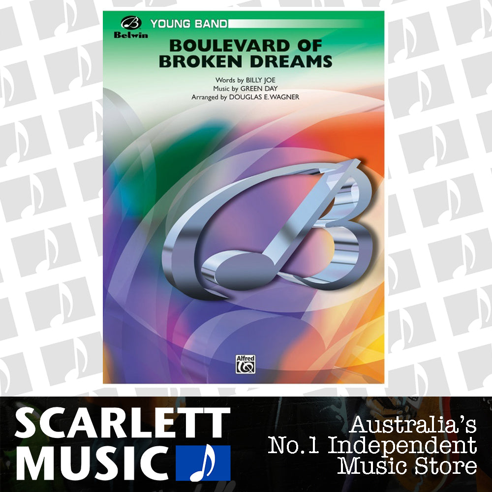 Boulevard of Broken Dreams Concert Band Sheet Music Grade 2 — view 2
