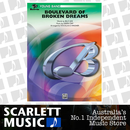 Boulevard of Broken Dreams Concert Band Sheet Music Grade 2 — view 2