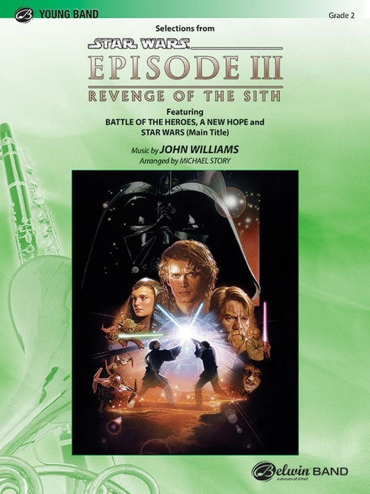Star Wars Episode III Revenge of the Sith Concert Band Sheet Music by John Williams