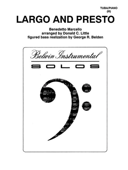 Largo And Presto For Tuba And Piano