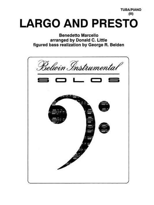 Largo And Presto For Tuba And Piano