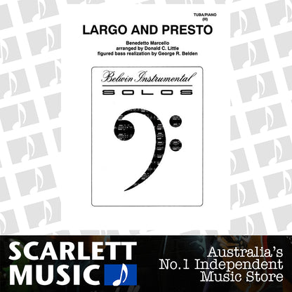Largo And Presto For Tuba And Piano — view 2