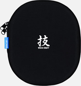 BOSS CB-WZ-AIR Carrying Case for WAZA-AIR & WAZA-AIR BASS - Rugged, Lightweight, Custom Fit, Semi-Rigid EVA Shell, High-Density Foam Insert