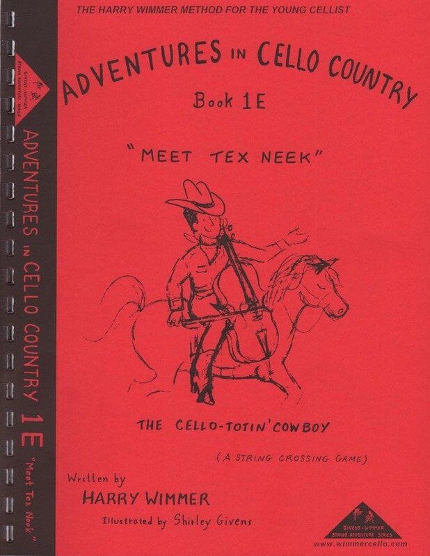 Adventures in Cello Country Book 1E by Harry Wimmer, M&M Publisher, Cello, String Crossing Game with Wild West Theme