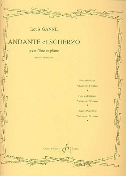 Ganne - Andante et Scherzo for Flute and Piano
