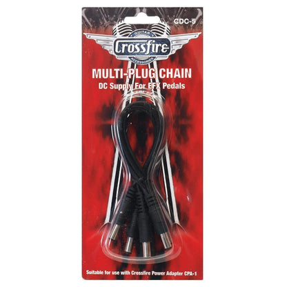 Crossfire CDC-5 5-Plug Daisy Chain for Effects Pedals — view 2