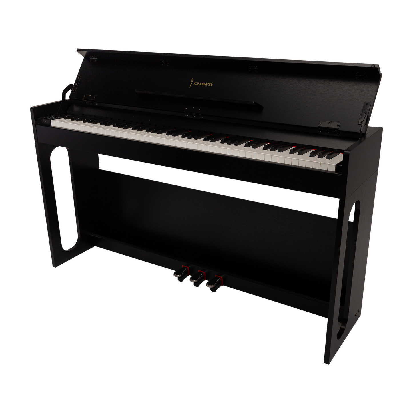 Crown CDP806 88-Key Weighted Digital Piano Gloss Black