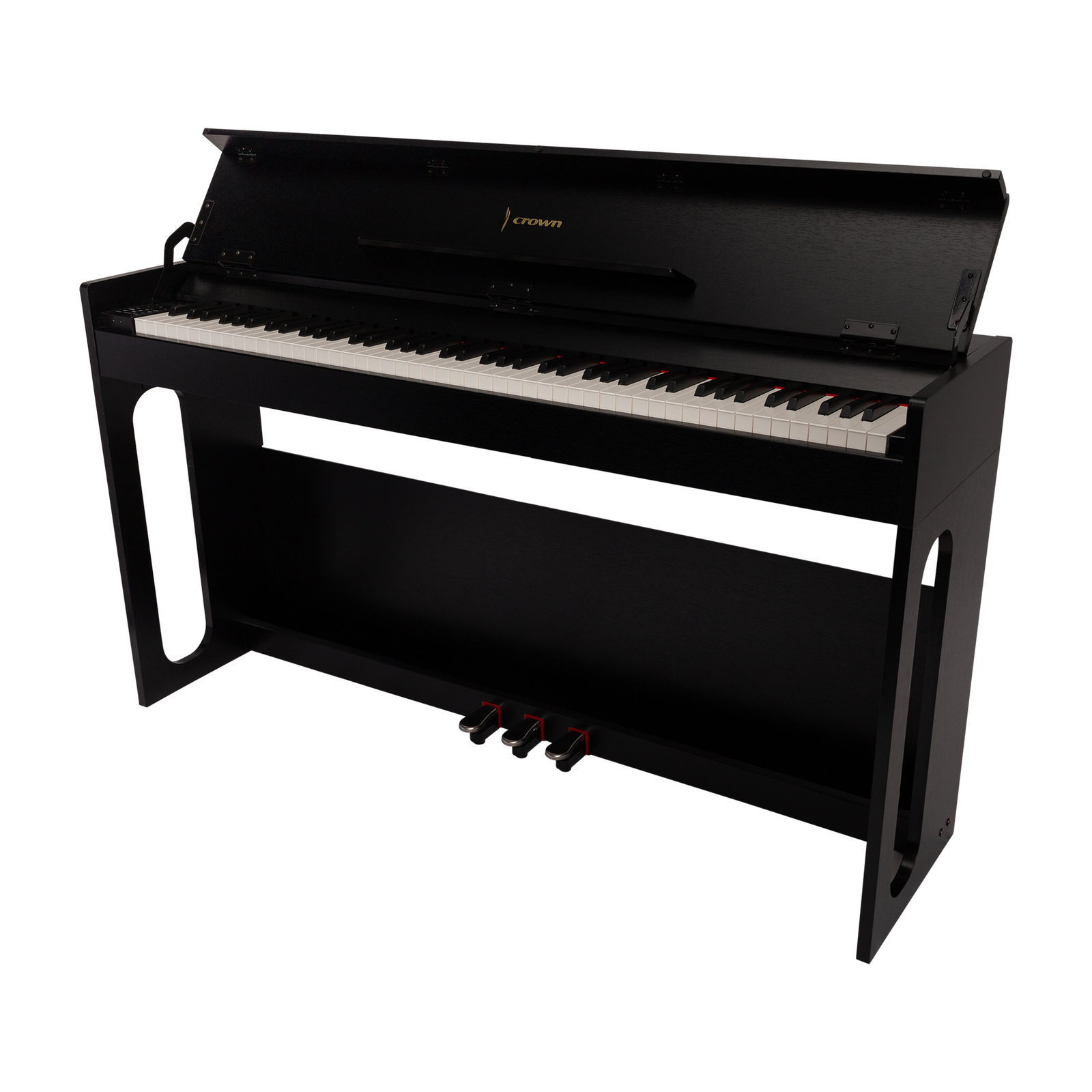 Crown CDP806 88-Key Weighted Digital Piano Gloss Black