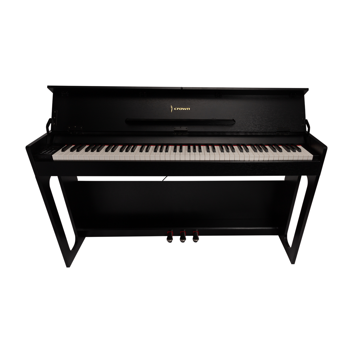 Crown CDP806 88-Key Weighted Digital Piano Gloss Black — view 2