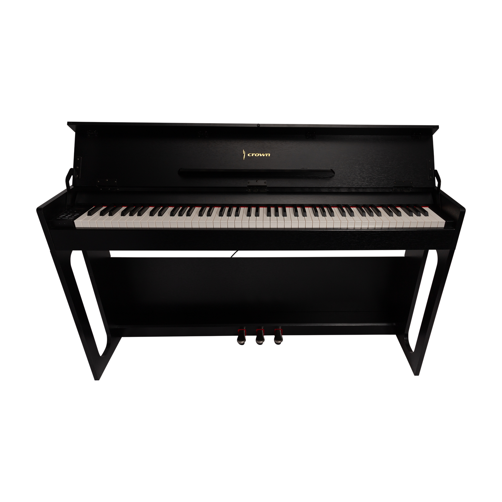 Crown CDP806 88-Key Weighted Digital Piano Gloss Black — view 2