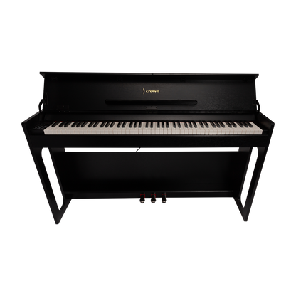 Crown CDP806 88-Key Weighted Digital Piano Gloss Black — view 2