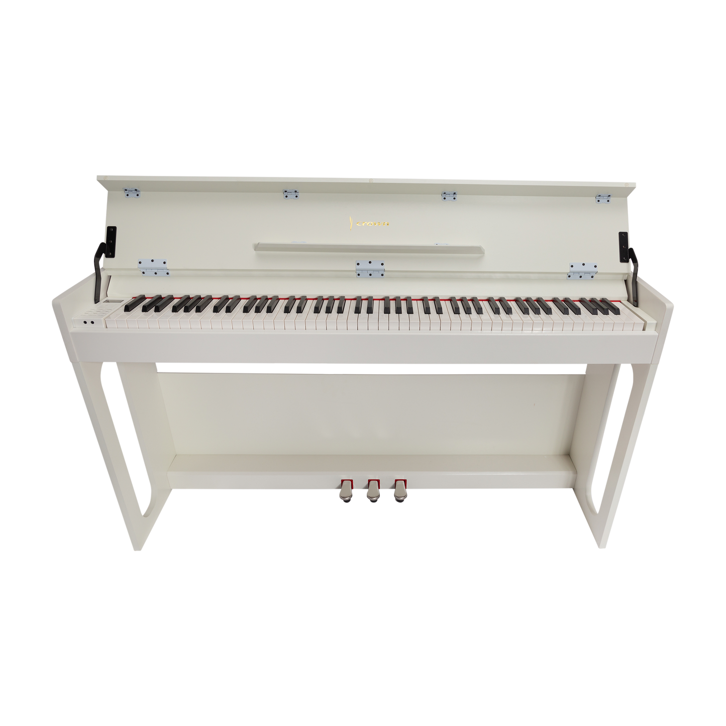Crown CDP806 88-Key Weighted Digital Piano Gloss White — view 3