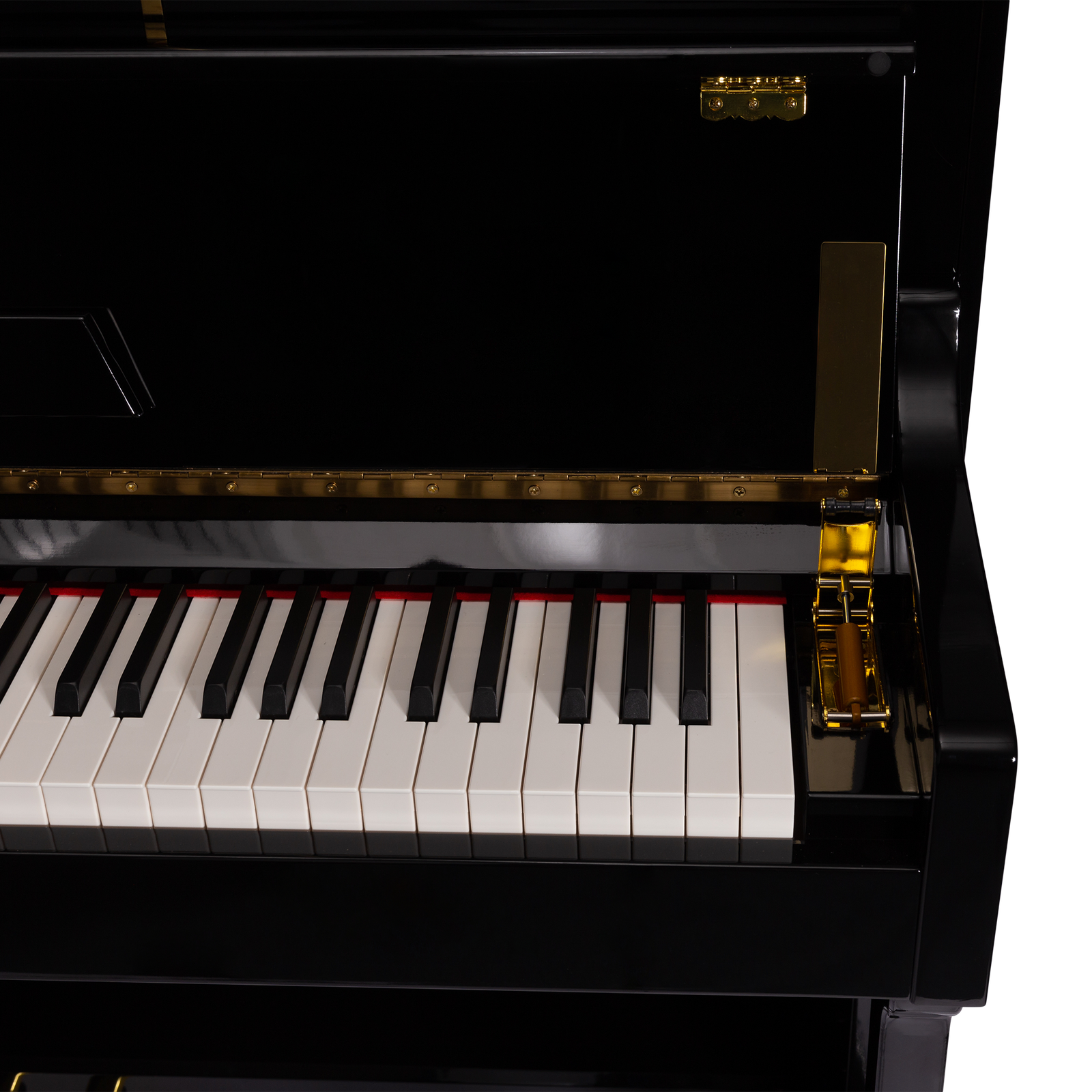 Crown CDP-901-BLK Upright 88-Key Weighted Digital Piano with French Dream Sound Engine, Black Finish — view 2