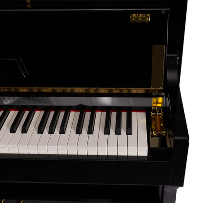 Crown CDP-901-BLK Upright 88-Key Weighted Digital Piano with French Dream Sound Engine, Black Finish — view 2