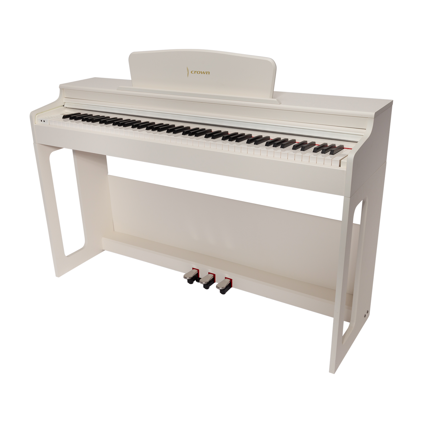 Crown CDP-906-BLK Upright 88-Key Digital Piano with French Dream Sound Engine