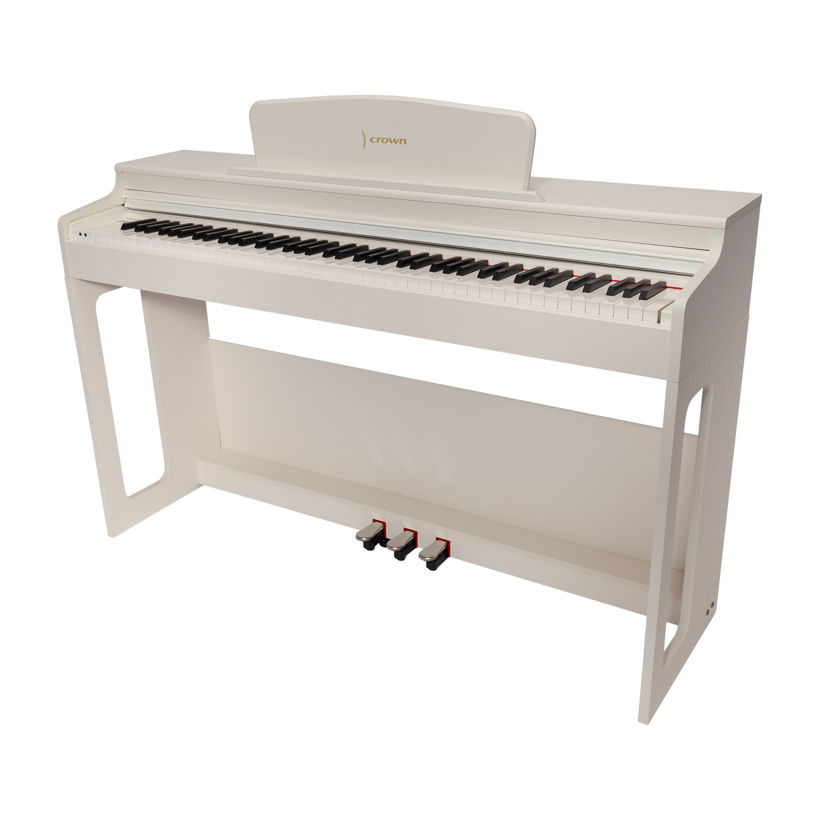 Crown CDP-906-BLK Upright 88-Key Digital Piano with French Dream Sound Engine
