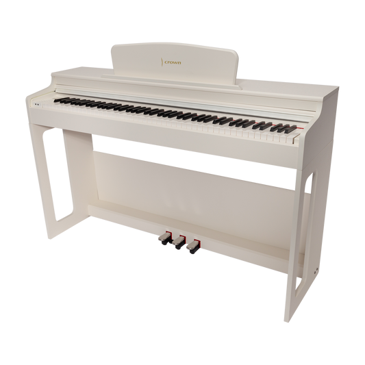 Crown CDP-906-BLK Upright 88-Key Digital Piano with French Dream Sound Engine