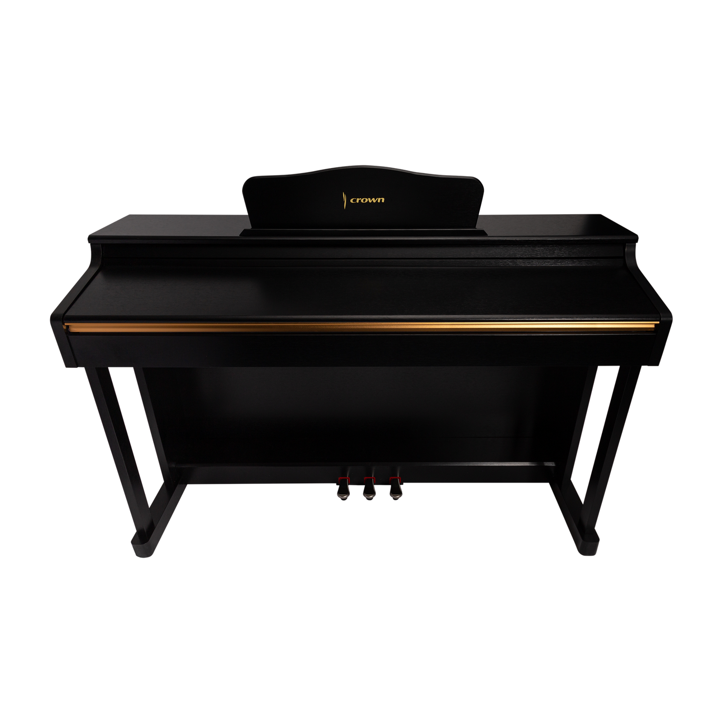 Crown CDP-913 Black Upright 88-Key Digital Piano with French Dream Sound Engine and 600 Tones — view 2