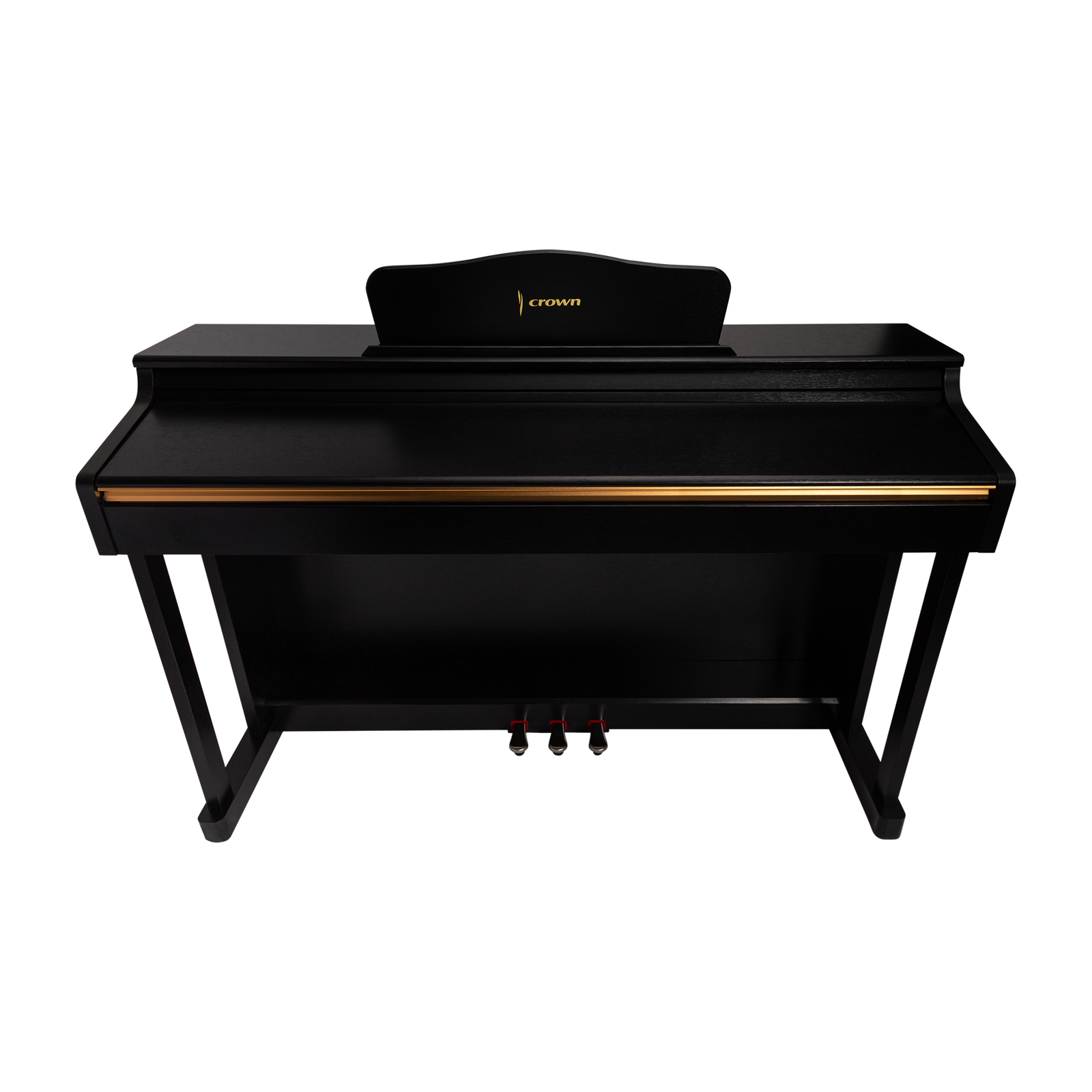 Crown CDP-913 Black Upright 88-Key Digital Piano with French Dream Sound Engine and 600 Tones — view 2