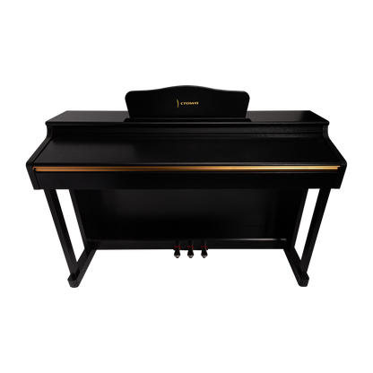 Crown CDP-913 Black Upright 88-Key Digital Piano with French Dream Sound Engine and 600 Tones — view 2