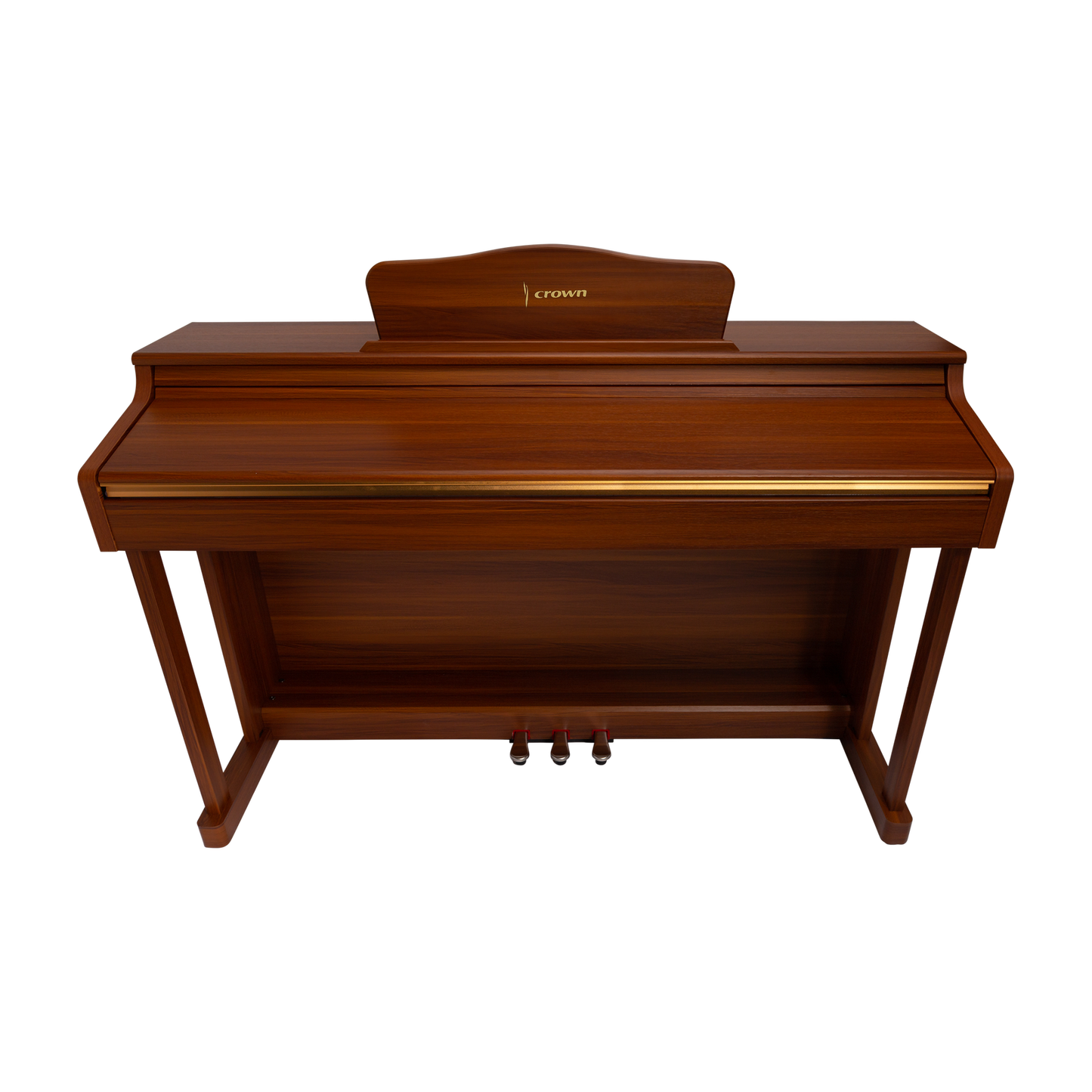 Crown CDP-913-WDG Upright 88-Key Weighted Digital Piano Woodgrain Finish — view 2