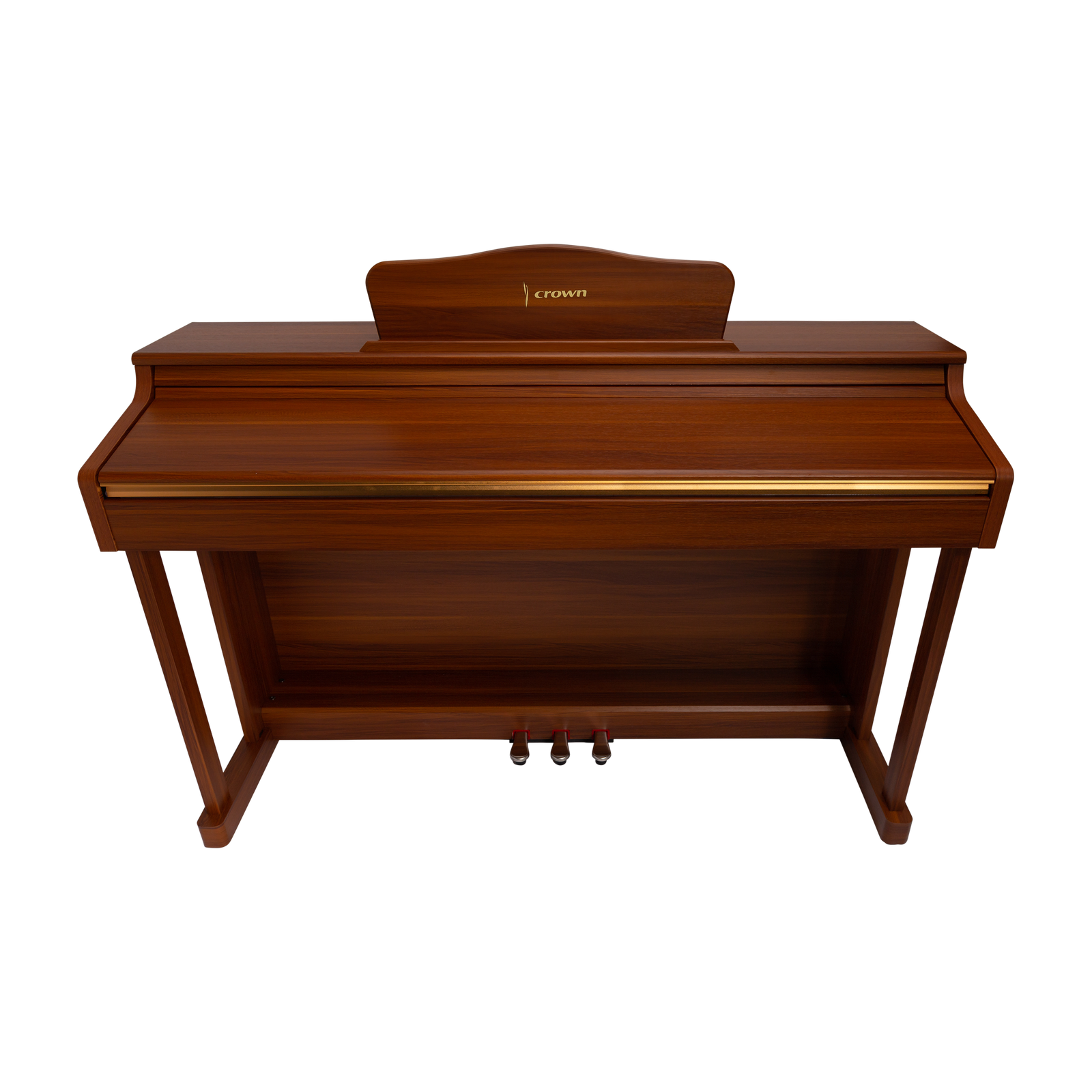Crown CDP-913-WDG Upright 88-Key Weighted Digital Piano Woodgrain Finish — view 2