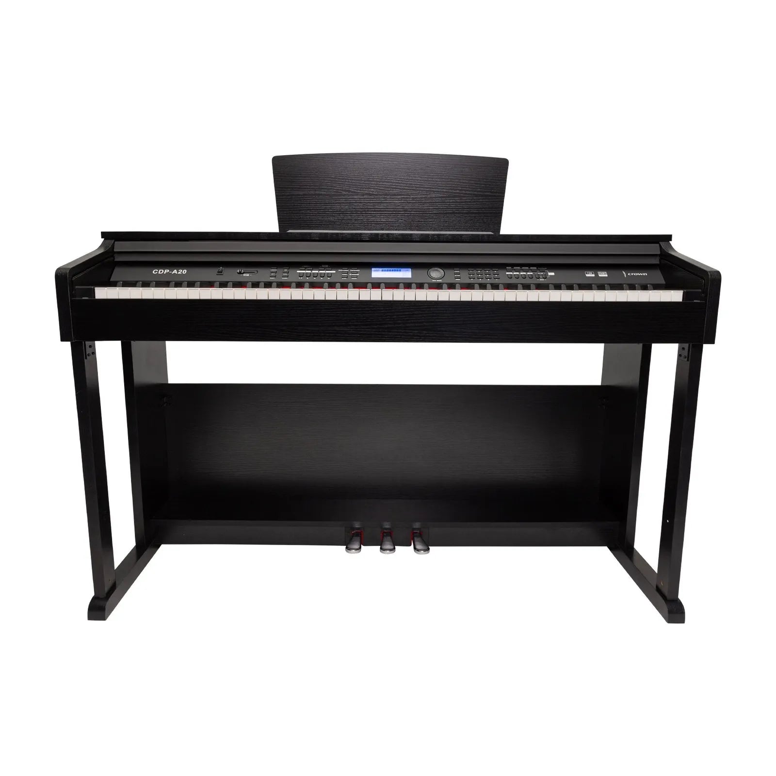 Crown CDP-A20 88-Key Touch Responsive Digital Piano with LCD Display, USB, MIDI, and Headphone Functionality — view 4