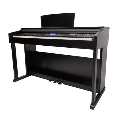 Crown CDP-A20 88-Key Touch Responsive Digital Piano with LCD Display, USB, MIDI, and Headphone Functionality
