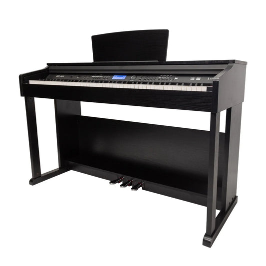 Crown CDP-A20 88-Key Touch Responsive Digital Piano with LCD Display, USB, MIDI, and Headphone Functionality