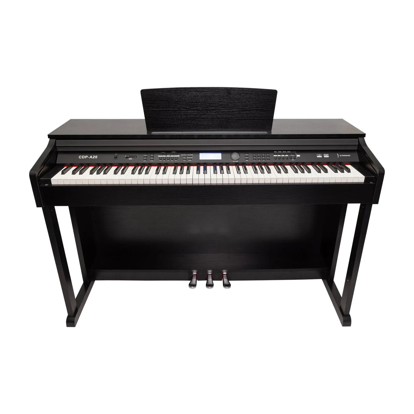 Crown CDP-A20 88-Key Touch Responsive Digital Piano with LCD Display, USB, MIDI, and Headphone Functionality — view 2