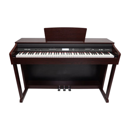 Crown CDP-A20 88-Key Touch Responsive Digital Piano with LCD, USB, MIDI, and Weighted Keys - Walnut Finish — view 2