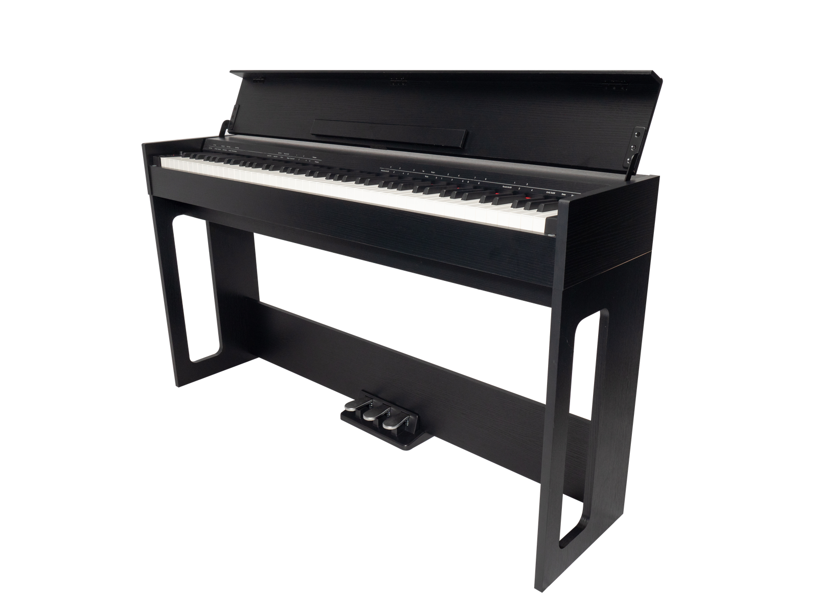 Crown CDP-A5 88-Key Touch Responsive Digital Piano with USB and MIDI Ports (Black) — view 2