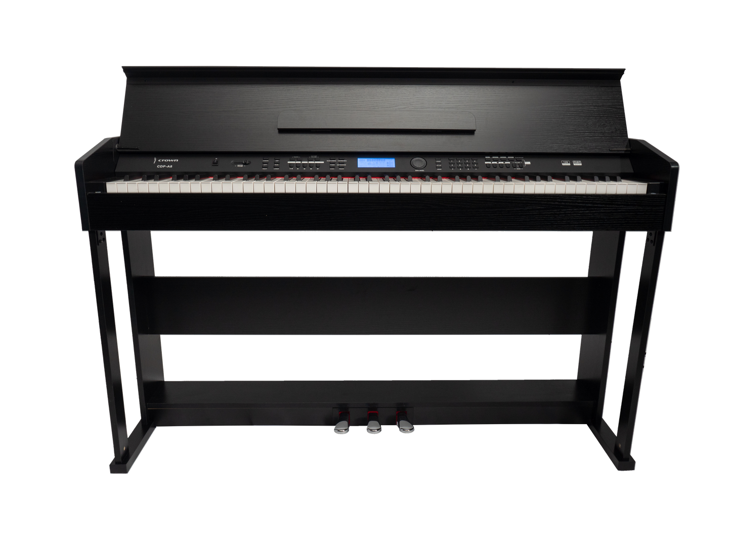 Crown CDP-A8 88-Key Touch Responsive Digital Piano with LCD, USB, MIDI, and Built-In Voices — view 2