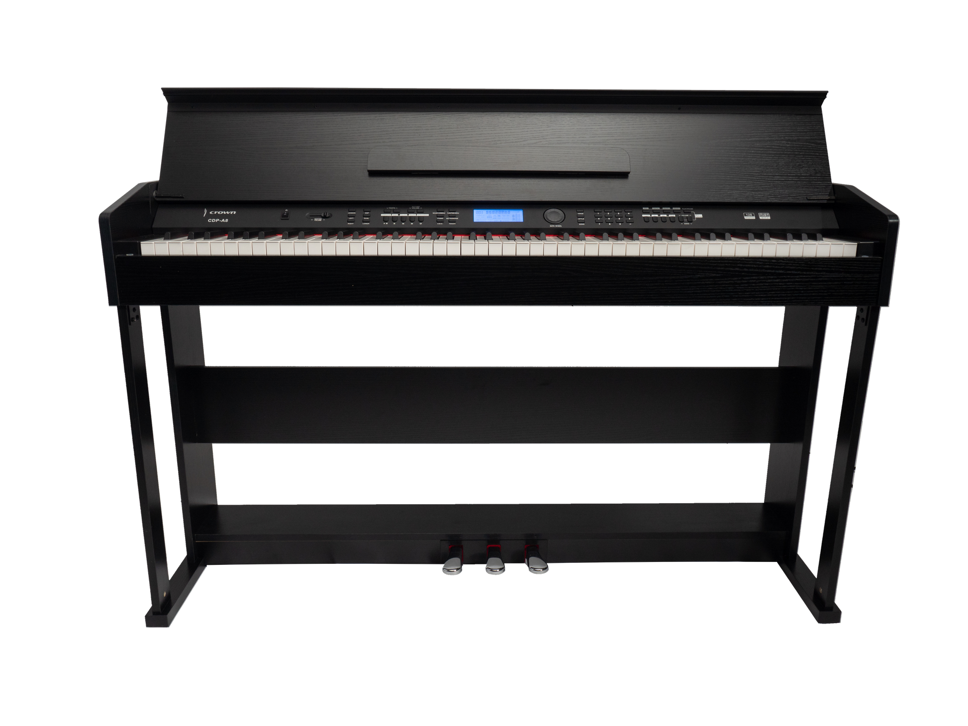 Crown CDP-A8 88-Key Touch Responsive Digital Piano with LCD, USB, MIDI, and Built-In Voices — view 2