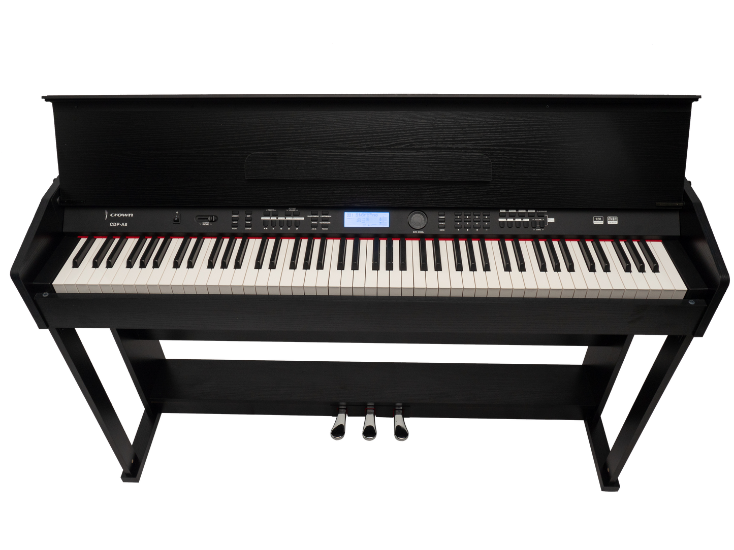 Crown CDP-A8 88-Key Touch Responsive Digital Piano with LCD, USB, MIDI, and Built-In Voices — view 4