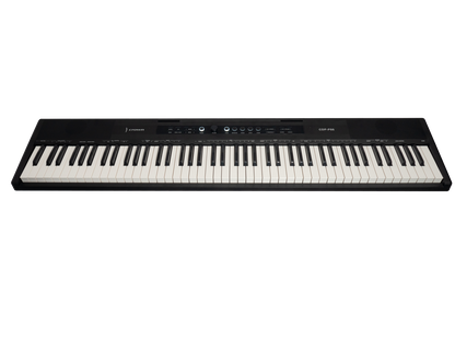Crown P86 88-Key Touch Responsive Digital Piano with LCD Display and USB Port (Black)