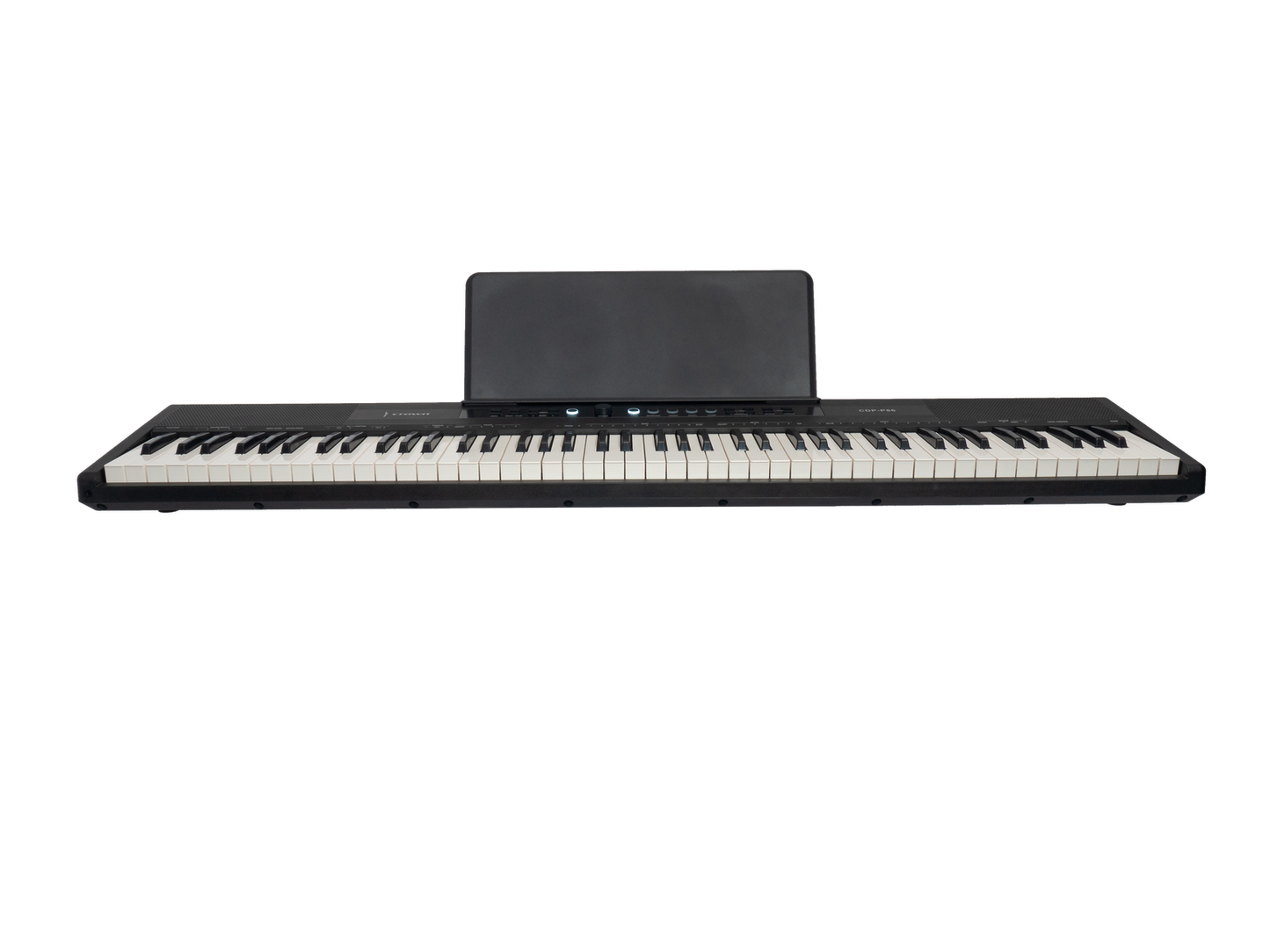 Crown P86 88-Key Touch Responsive Digital Piano with LCD Display and USB Port (Black) — view 2