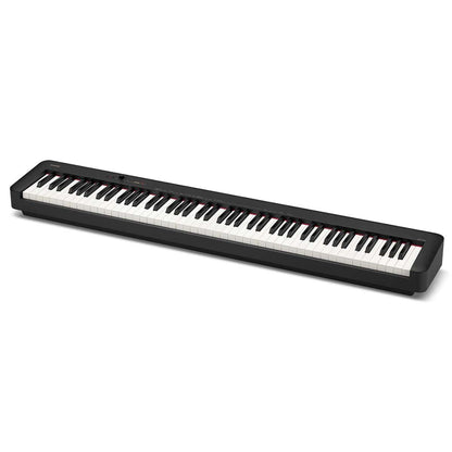 Casio CDP-S110BK Digital Piano with Scaled Hammer Action Keyboard, 88 Keys, 10 Tones, Portable Design, Includes SP-3 Pedal and Music Stand