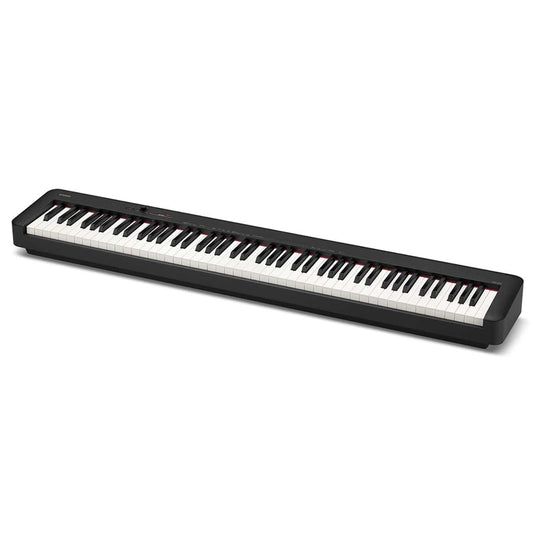 Casio CDP-S110BK Digital Piano with Scaled Hammer Action Keyboard, 88 Keys, 10 Tones, Portable Design, Includes SP-3 Pedal and Music Stand