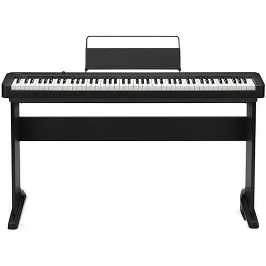 Casio CDP-S160 Digital Piano Black w/ CS46P Wooden Stand