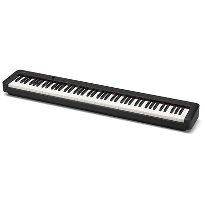 Casio CDP-S160BK Digital Piano with 88 Keys, Scaled Hammer Action, 10 Built-in Tones, MIDI Recorder, and Compact Design