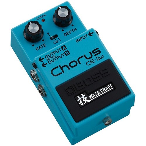 BOSS CE-2W Chorus Pedal - Compact Analog Chorus Effects, True Bypass, Vintage Mode, Custom Mode, 1976 Legacy Design — view 7