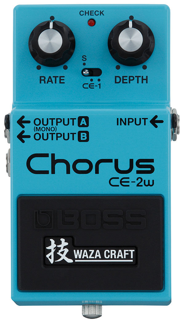 BOSS CE-2W Chorus Pedal - Compact Analog Chorus Effects, True Bypass, Vintage Mode, Custom Mode, 1976 Legacy Design — view 2