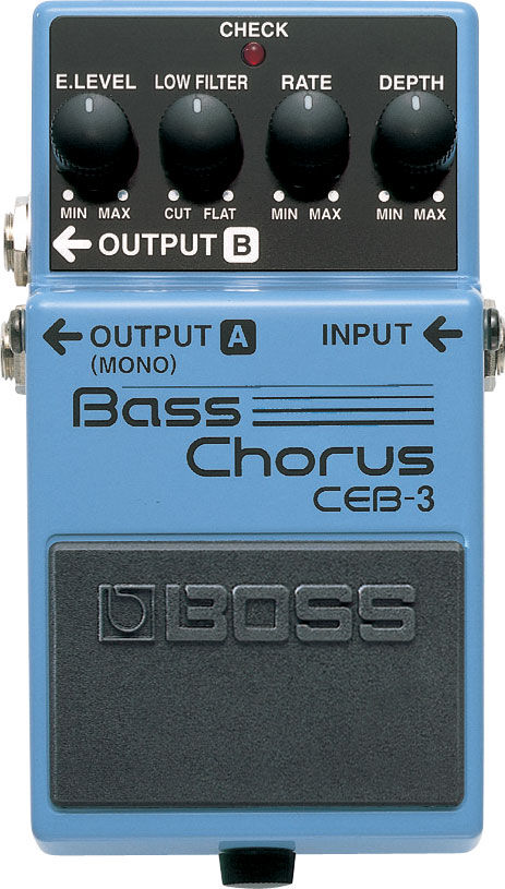 BOSS CEB-3 Bass Chorus Pedal - Compact Split-Frequency Effect for Bass Guitar — view 2