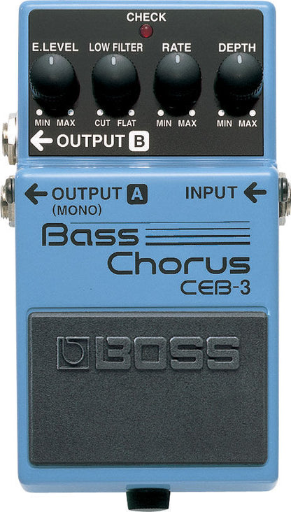 BOSS CEB-3 Bass Chorus Pedal - Compact Split-Frequency Effect for Bass Guitar — view 2