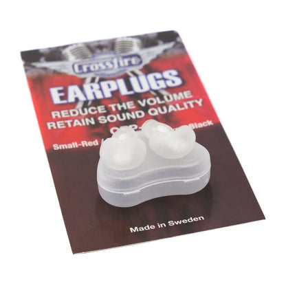 Crossfire Deluxe Medium Earplugs - White, Class-3 Protection (18-21dB), Reusable, Made in Sweden, Guitar Accessories — view 3