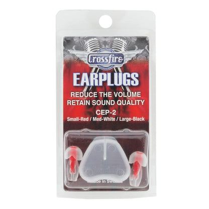 Crossfire Deluxe Earplugs Small Red CEP-2-SM with Class-3 Protection 18-21dB