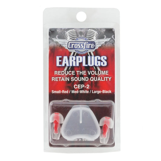 Crossfire Deluxe Earplugs Small Red CEP-2-SM with Class-3 Protection 18-21dB