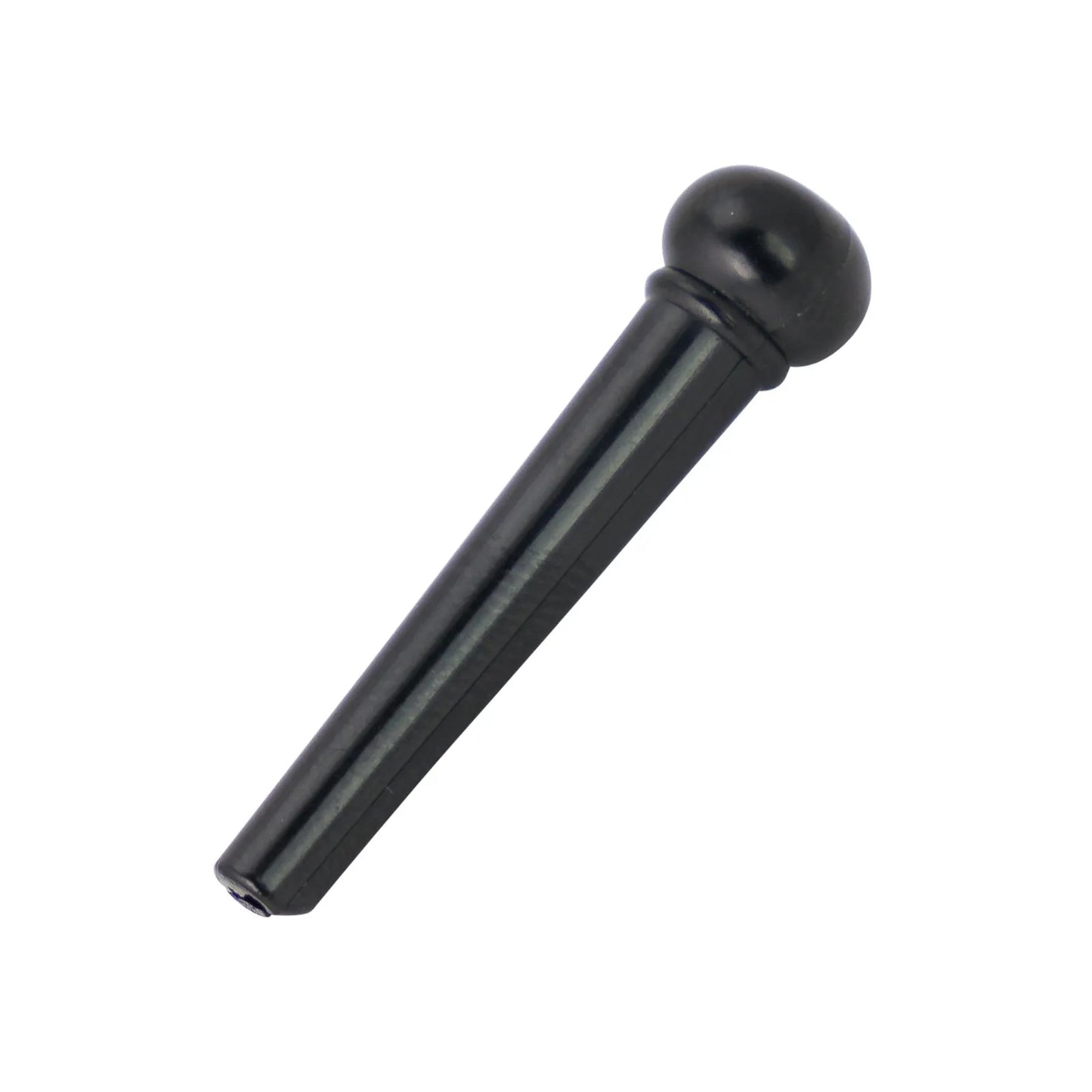 Crossfire Acoustic Guitar Bridge Pins Set of 6 Black Hard Plastic 25mm Stem 5mm Head 5 Degree Taper — view 3